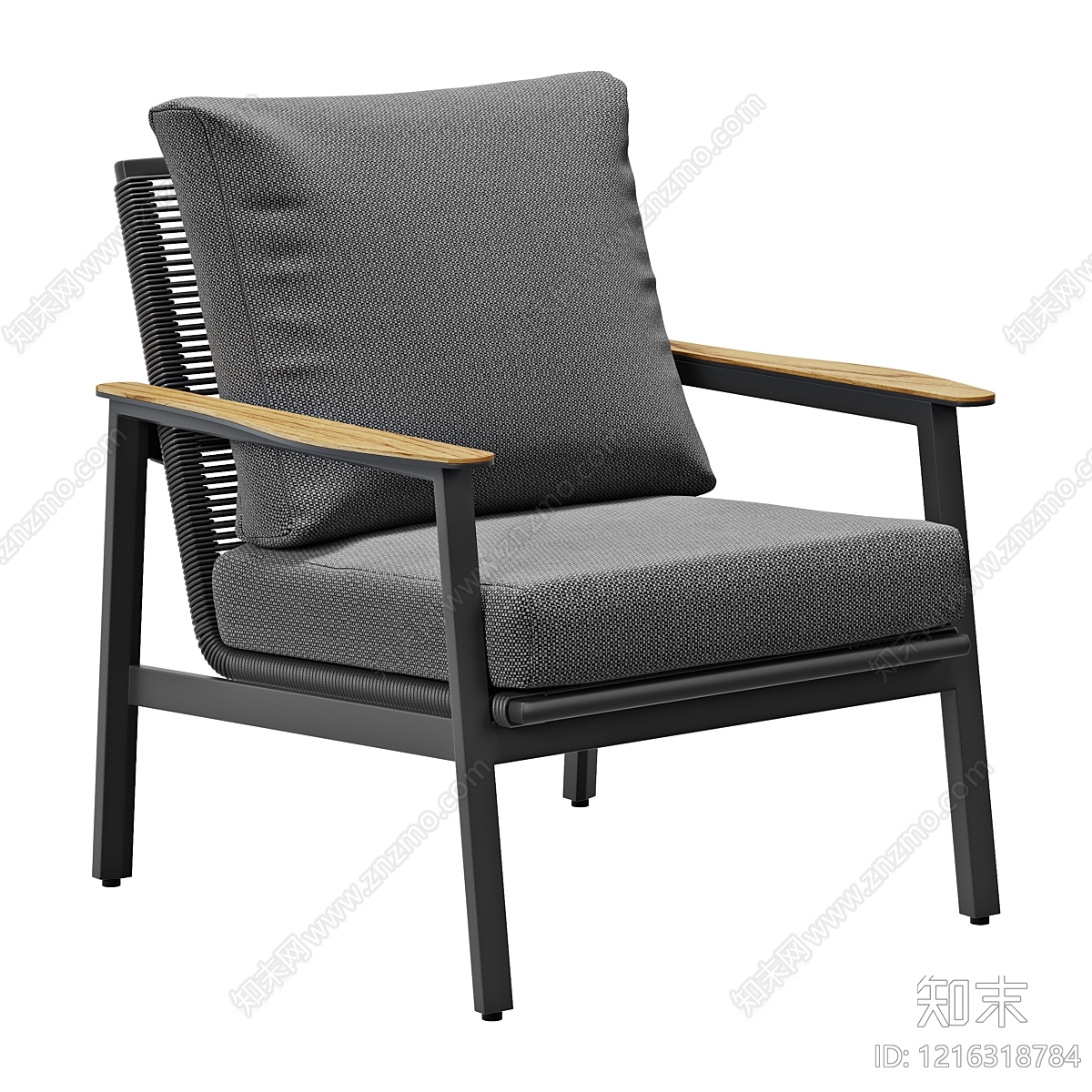 现代简约户外椅3D模型下载【ID:1216318784】