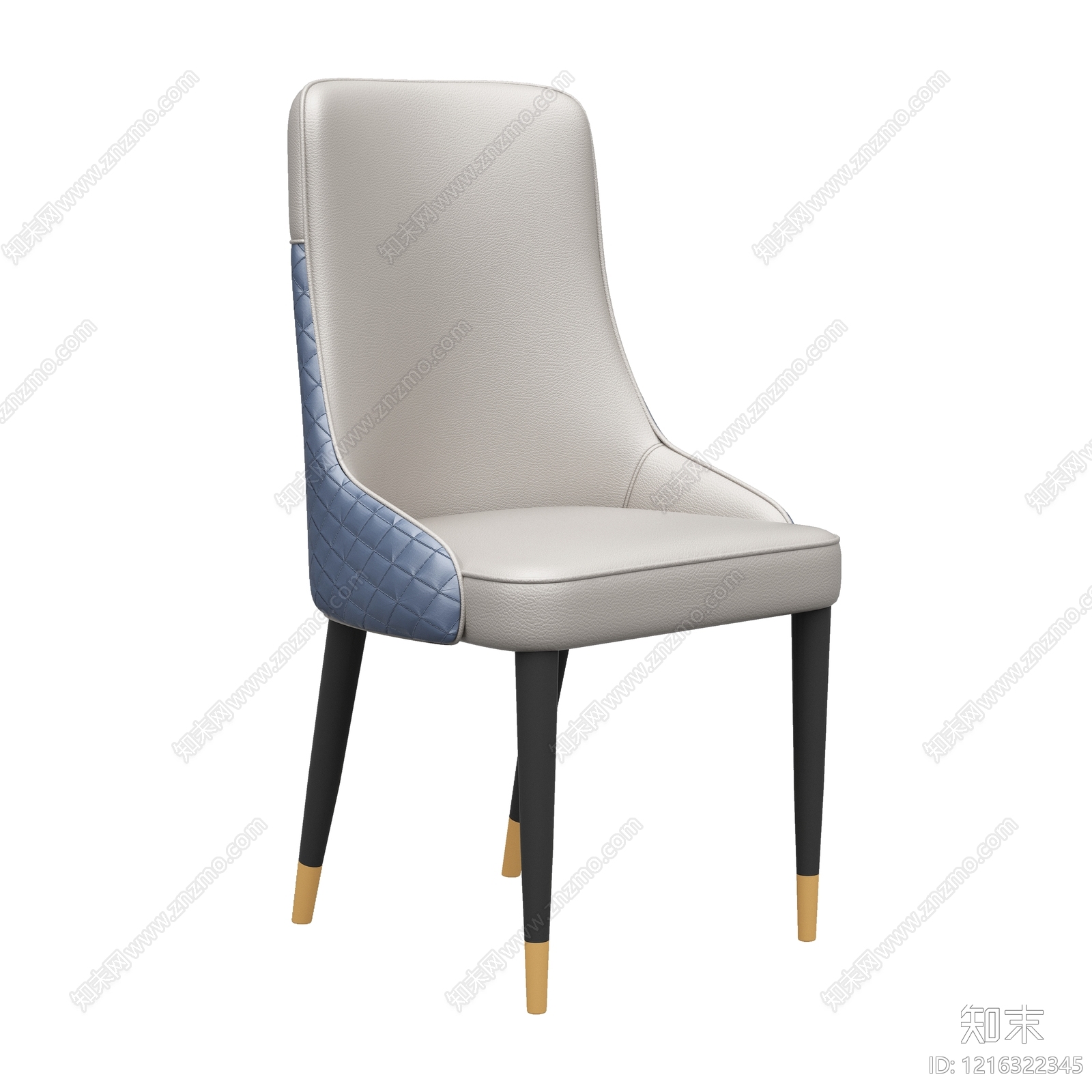 现代简约餐椅3D模型下载【ID:1216322345】