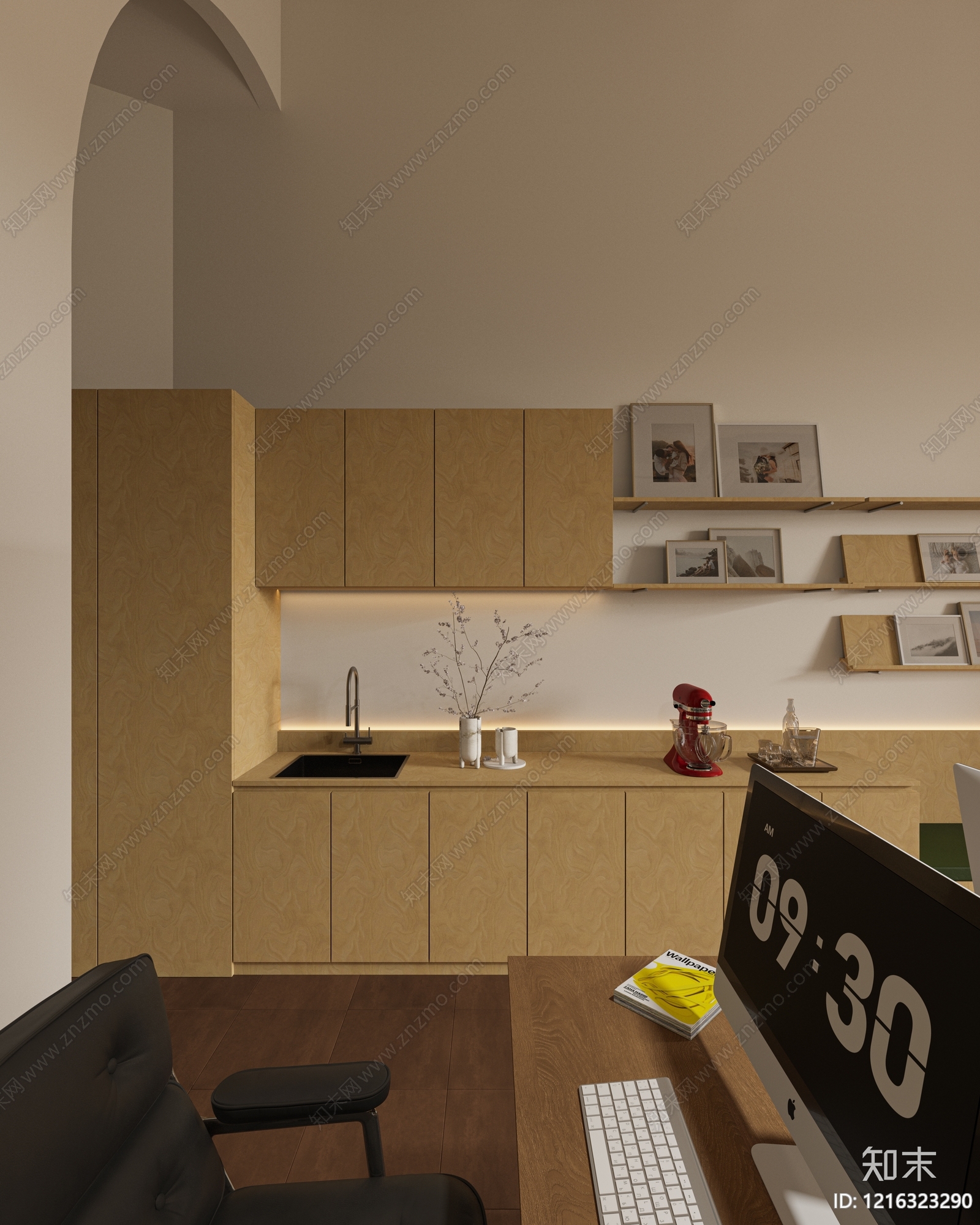 中古风工作室3D模型下载【ID:1216323290】