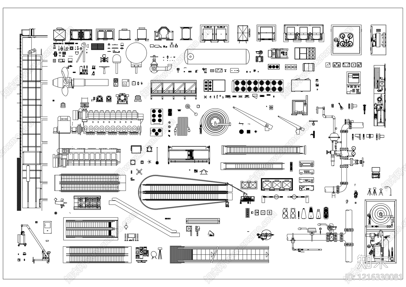 机械设备施工图下载【ID:1216330081】