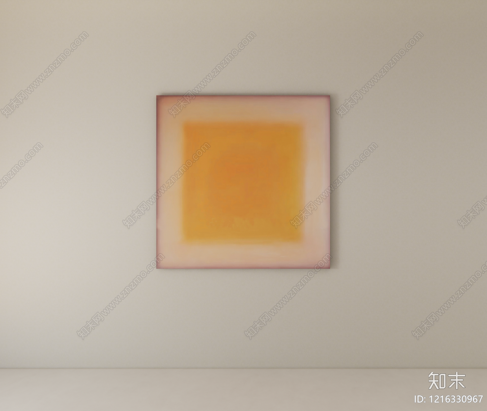 极简挂画SU模型下载【ID:1216330967】