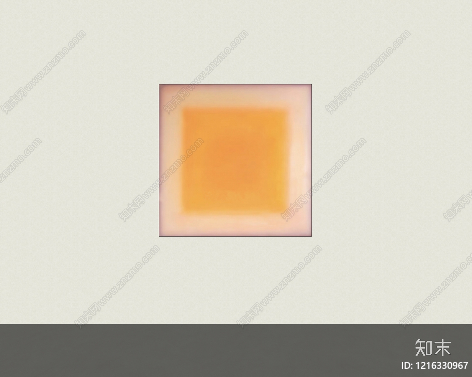 极简挂画SU模型下载【ID:1216330967】