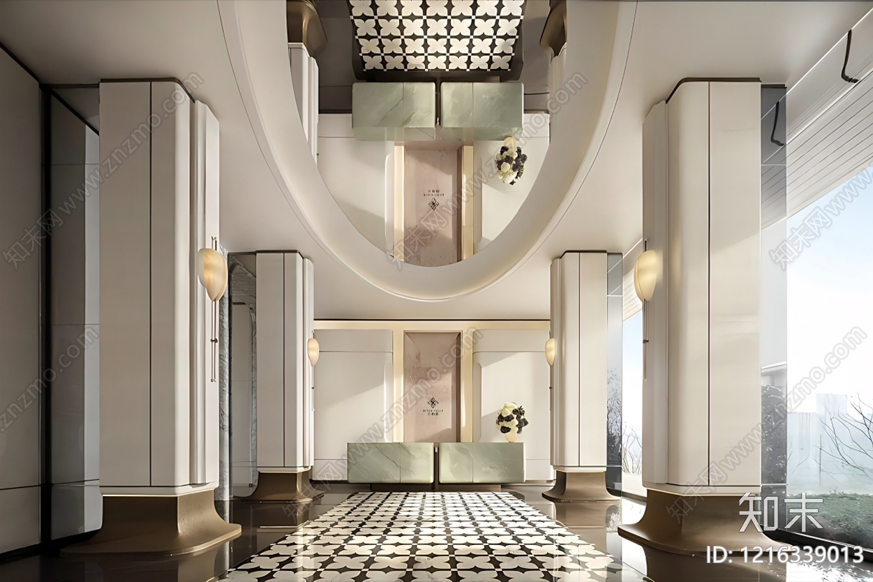 现代包柱节点施工图下载【ID:1216339013】