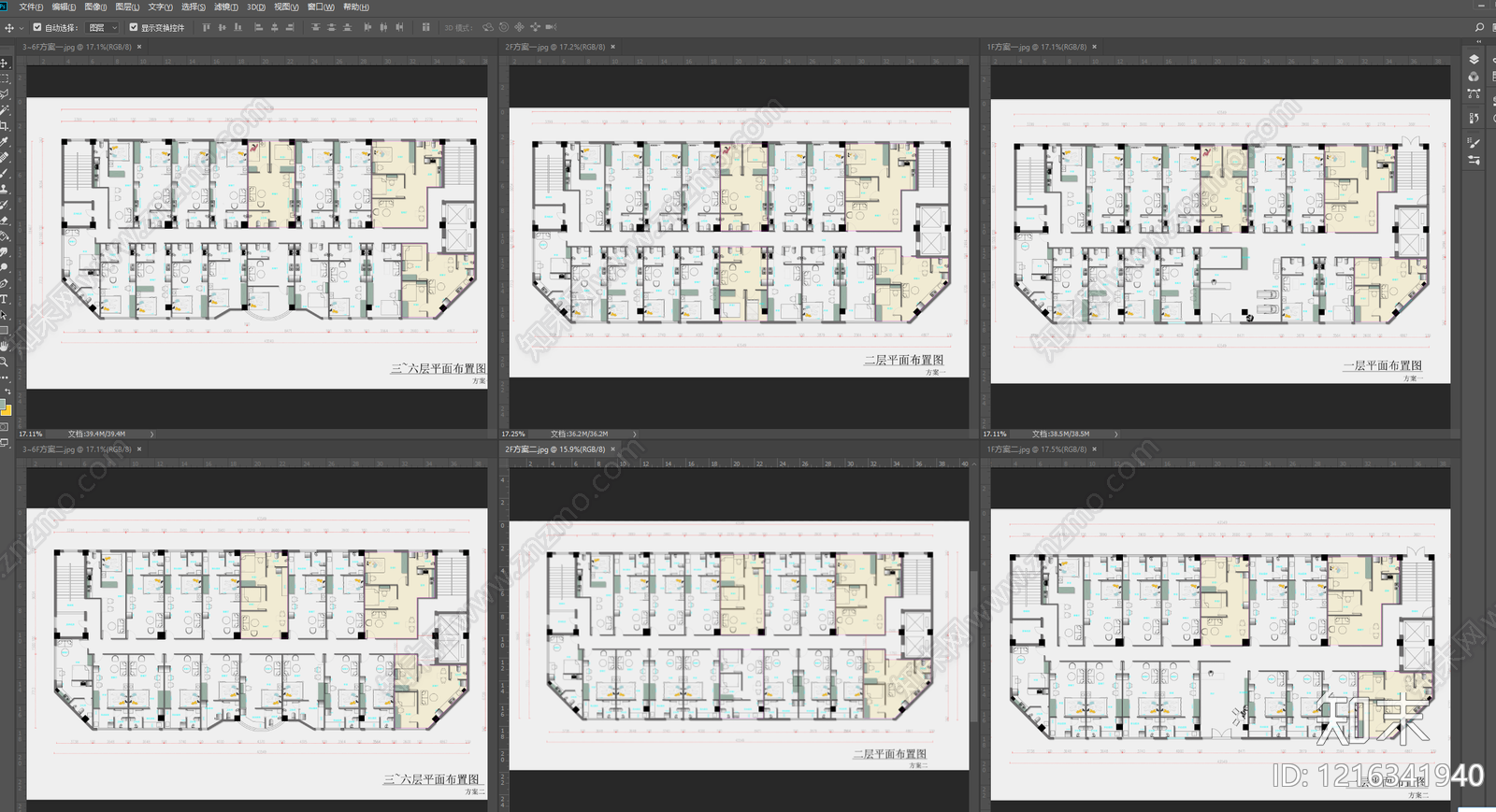 酒店公寓施工图下载【ID:1216341940】