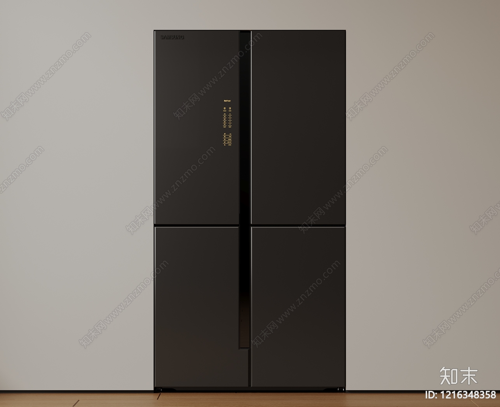 极简冰箱3D模型下载【ID:1216348358】