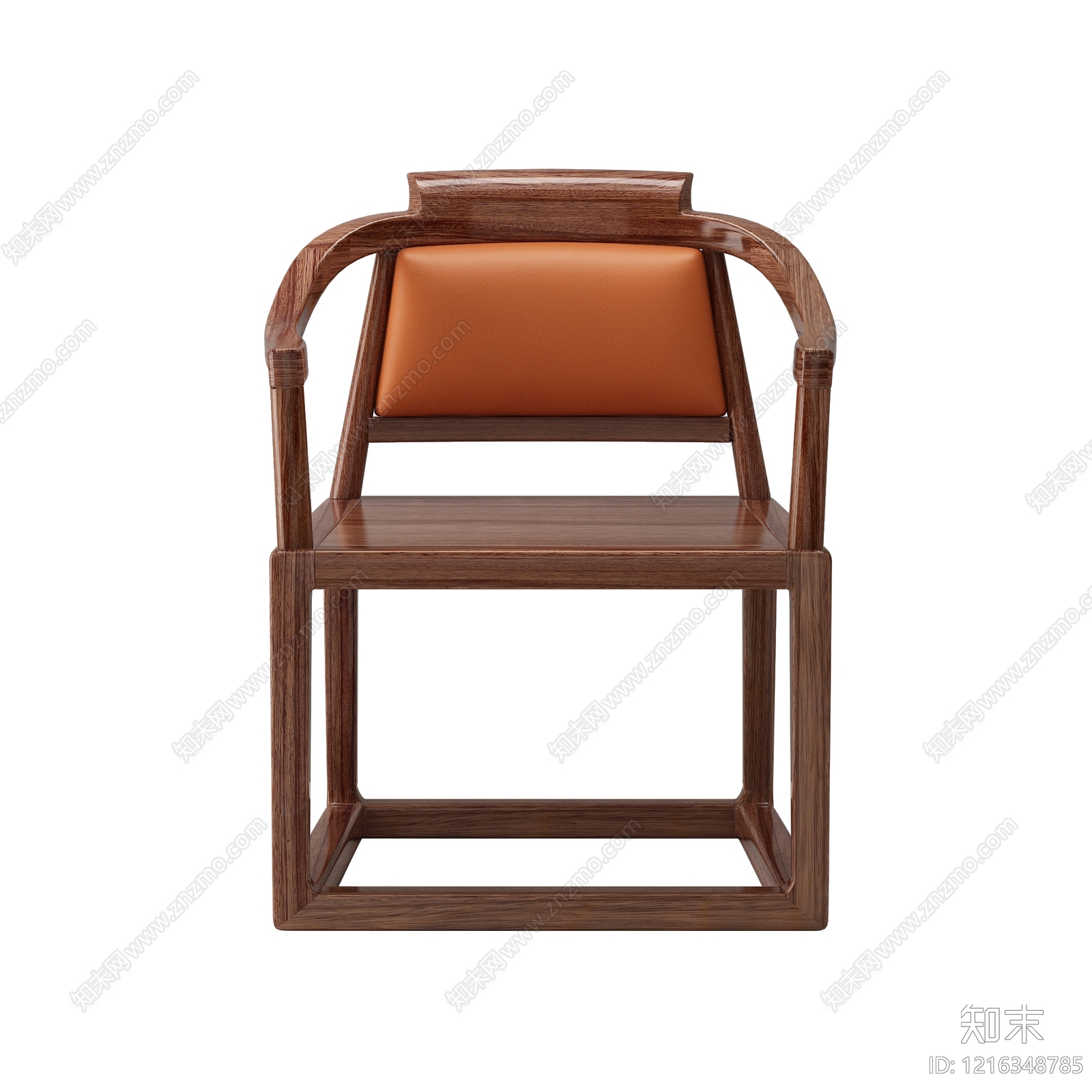 新中式办公椅3D模型下载【ID:1216348785】
