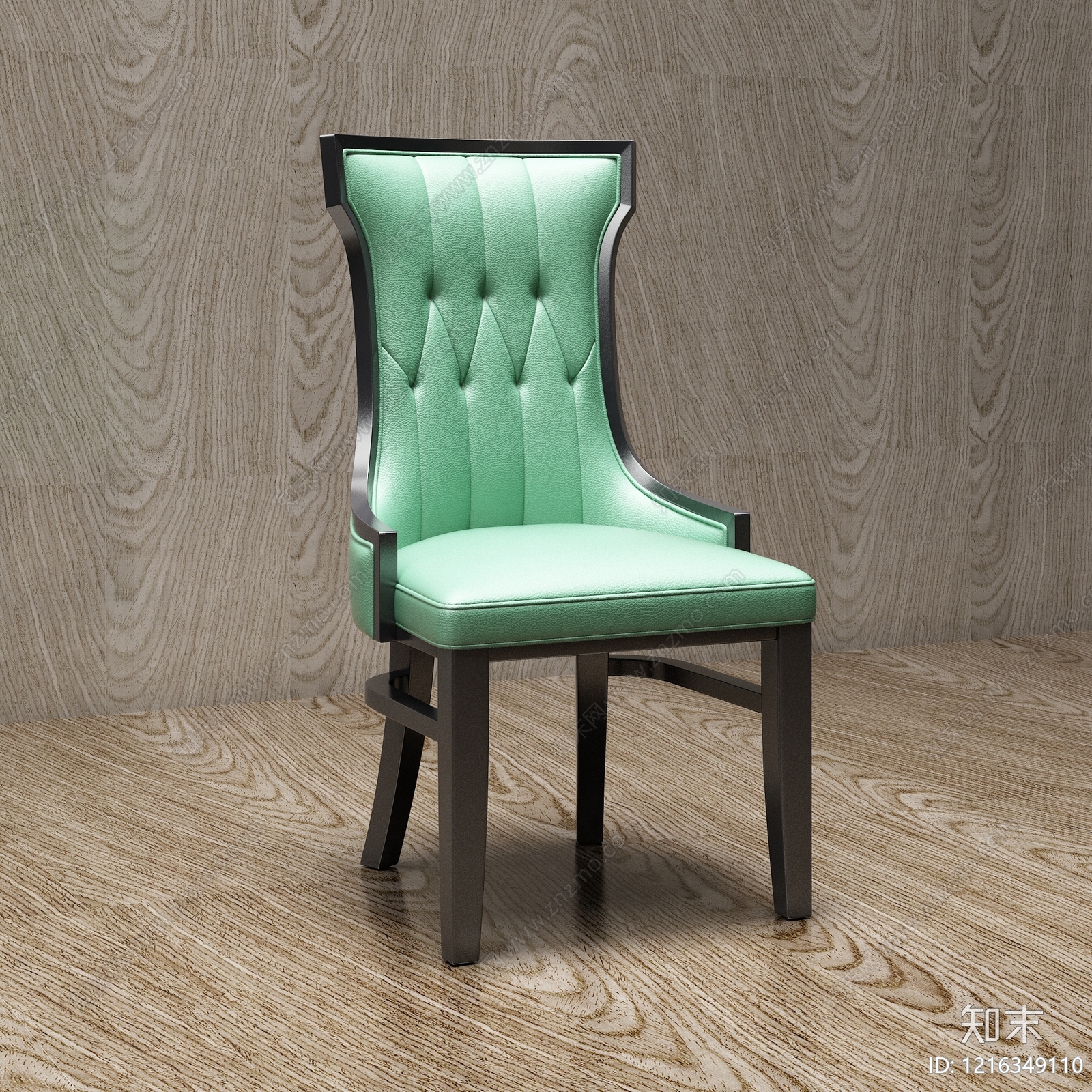 现代轻奢餐椅3D模型下载【ID:1216349110】