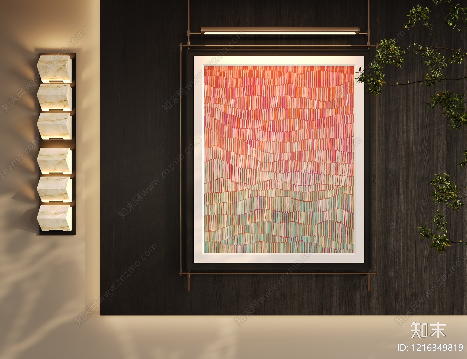 现代轻奢挂件3D模型下载【ID:1216349819】