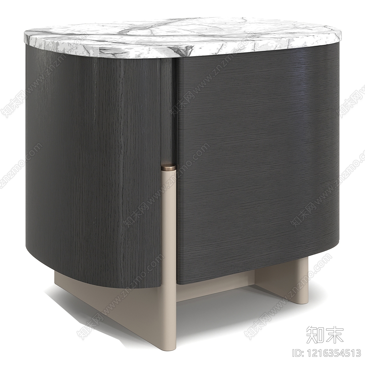 现代简约床头柜3D模型下载【ID:1216354513】