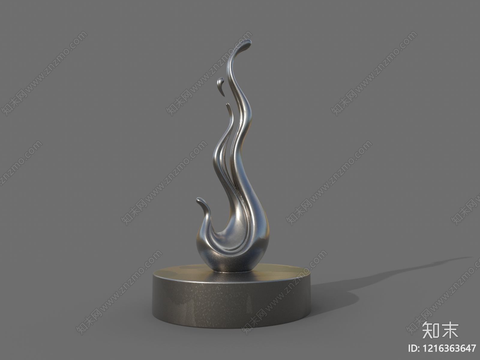 极简主义雕塑摆件3D模型下载【ID:1216363647】