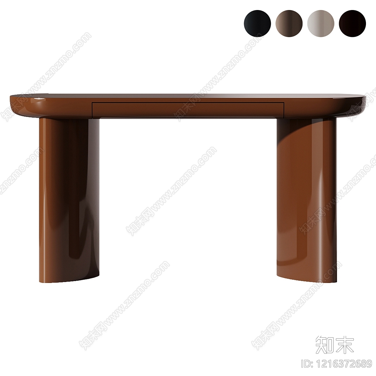 现代极简书桌3D模型下载【ID:1216372689】