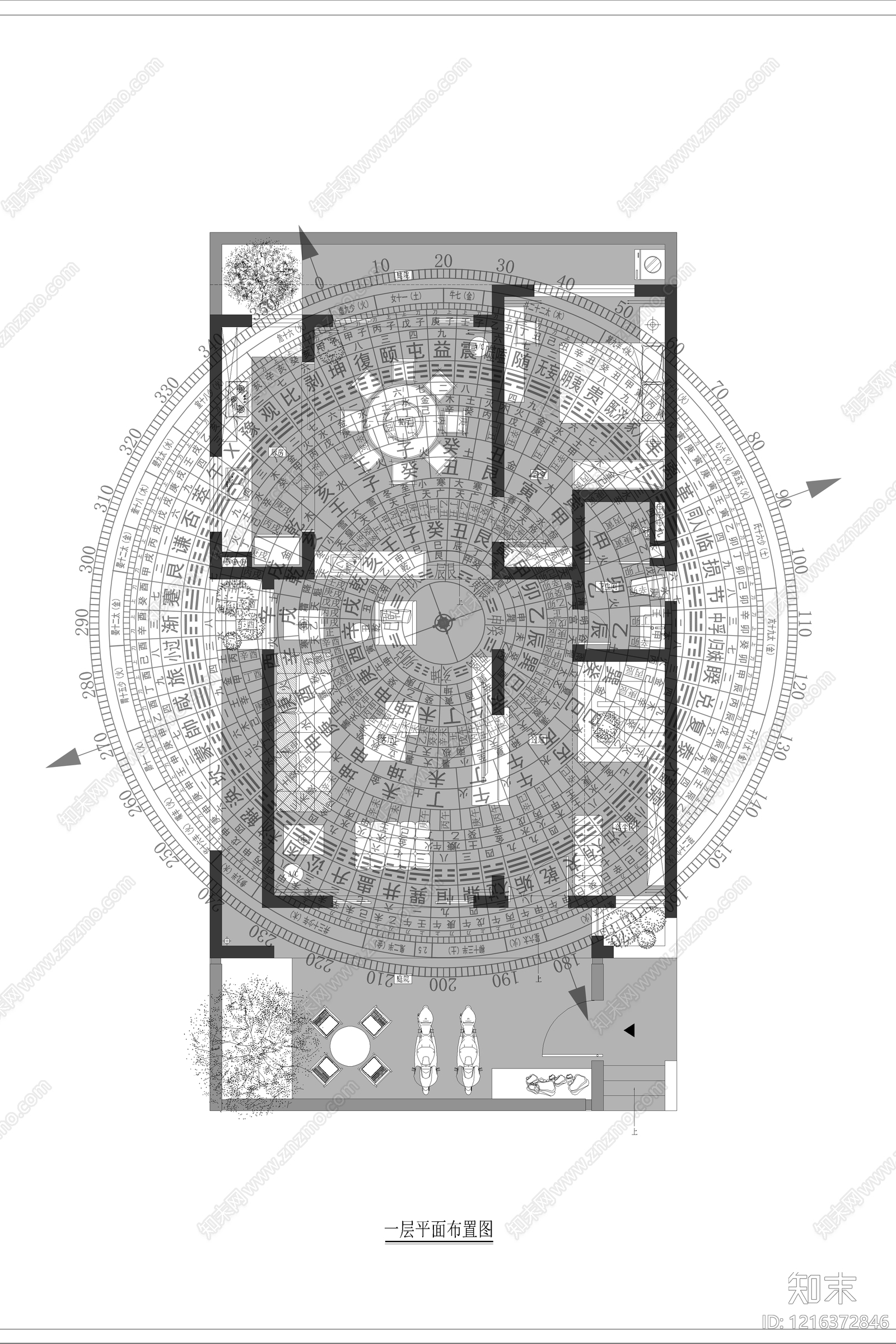 现代其他居住建筑cad施工图下载【ID:1216372846】