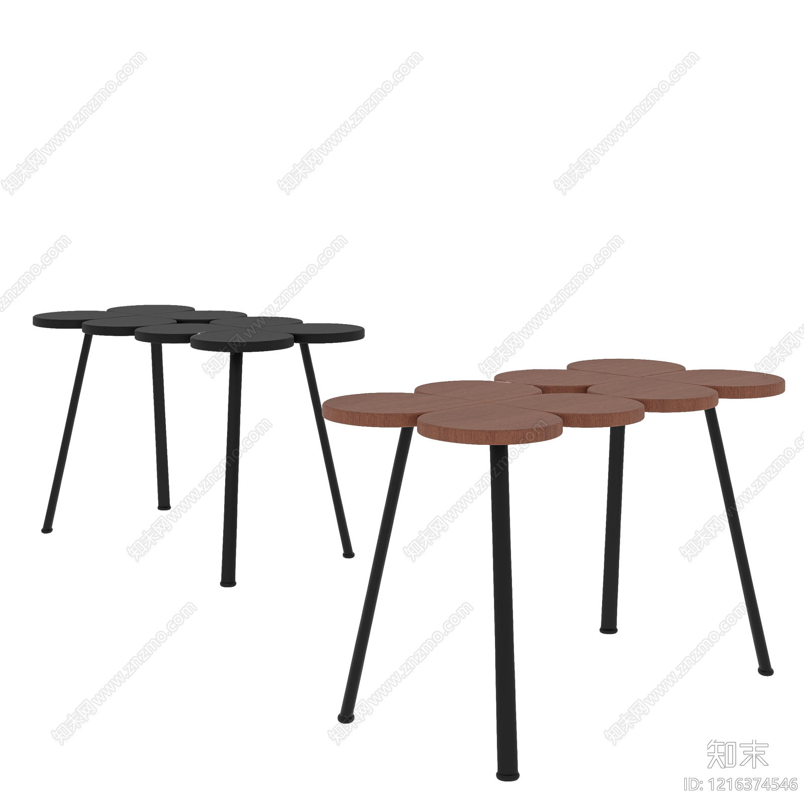 现代简约边几3D模型下载【ID:1216374546】