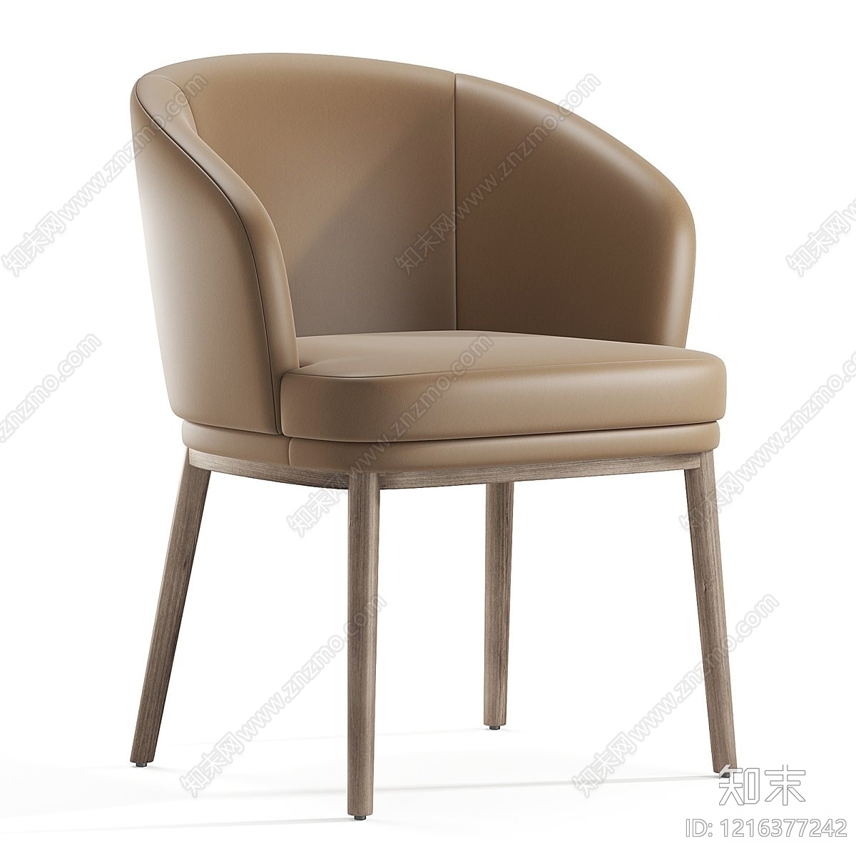现代简约餐椅3D模型下载【ID:1216377242】