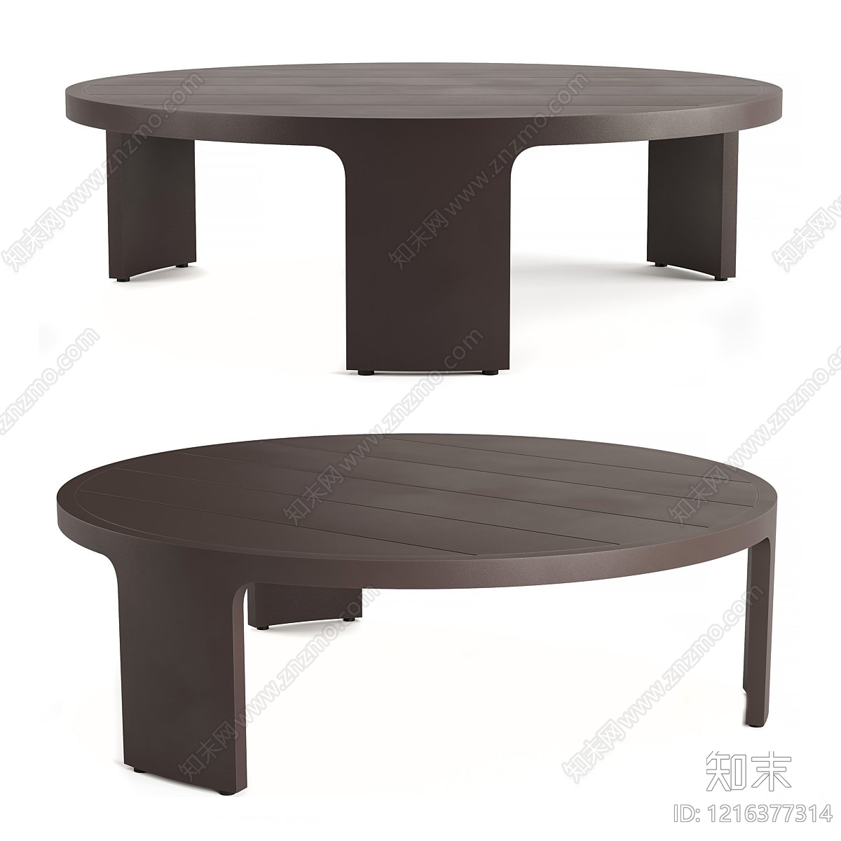 极简茶几3D模型下载【ID:1216377314】