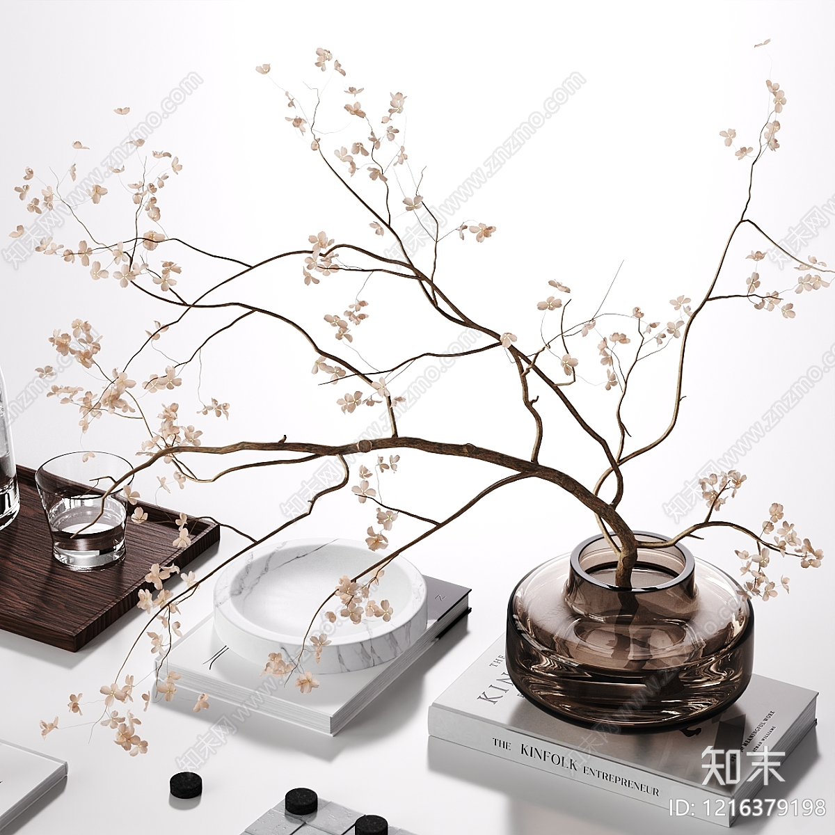 极简摆件组合SU模型下载【ID:1216379198】