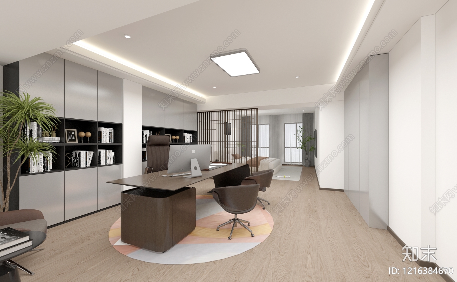 现代简约其他公共空间3D模型下载【ID:1216384670】