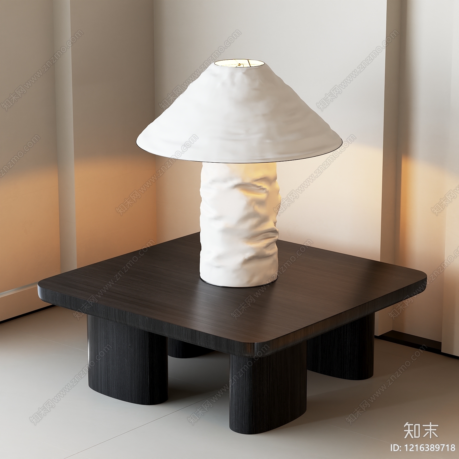 极简台灯3D模型下载【ID:1216389718】