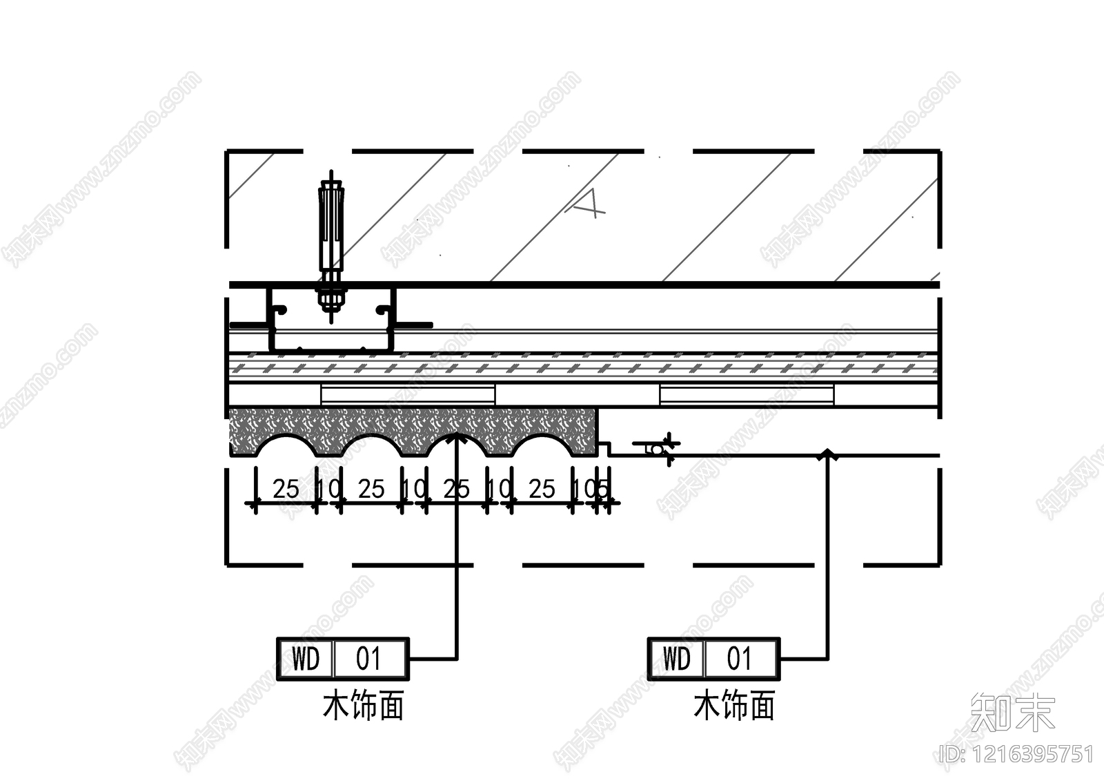 背景墙节点施工图下载【ID:1216395751】