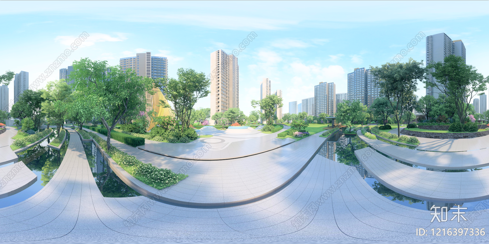 现代城市HDR贴图下载【ID:1216397336】