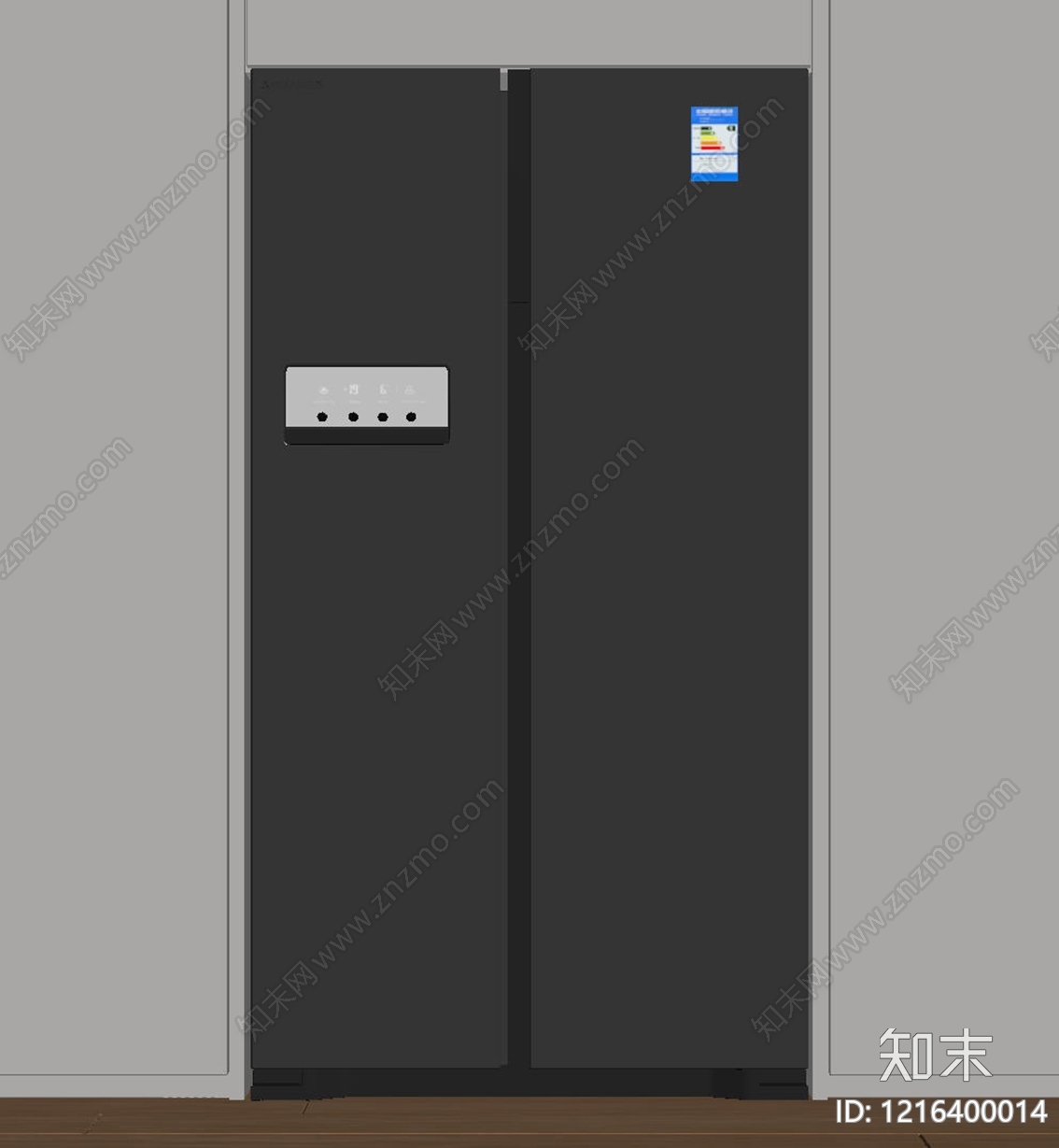 现代简约冰箱SU模型下载【ID:1216400014】