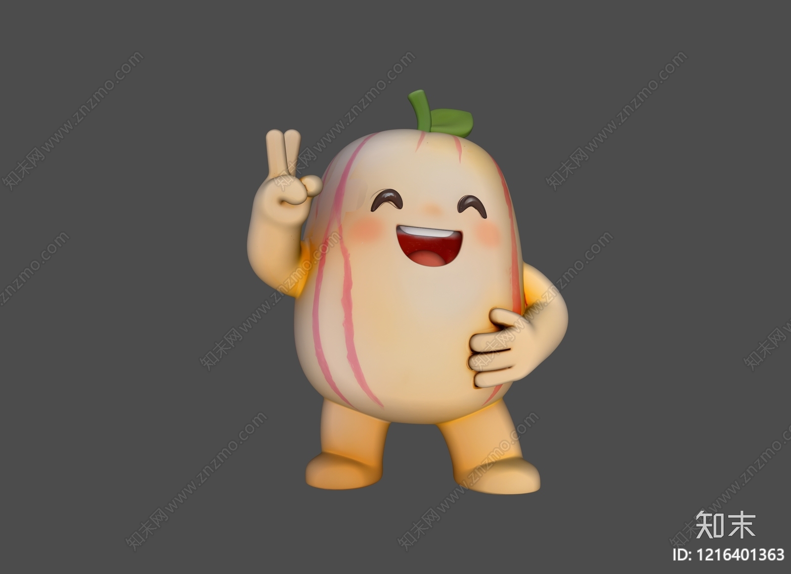 卡通萌系IP形象SU模型下载【ID:1216401363】