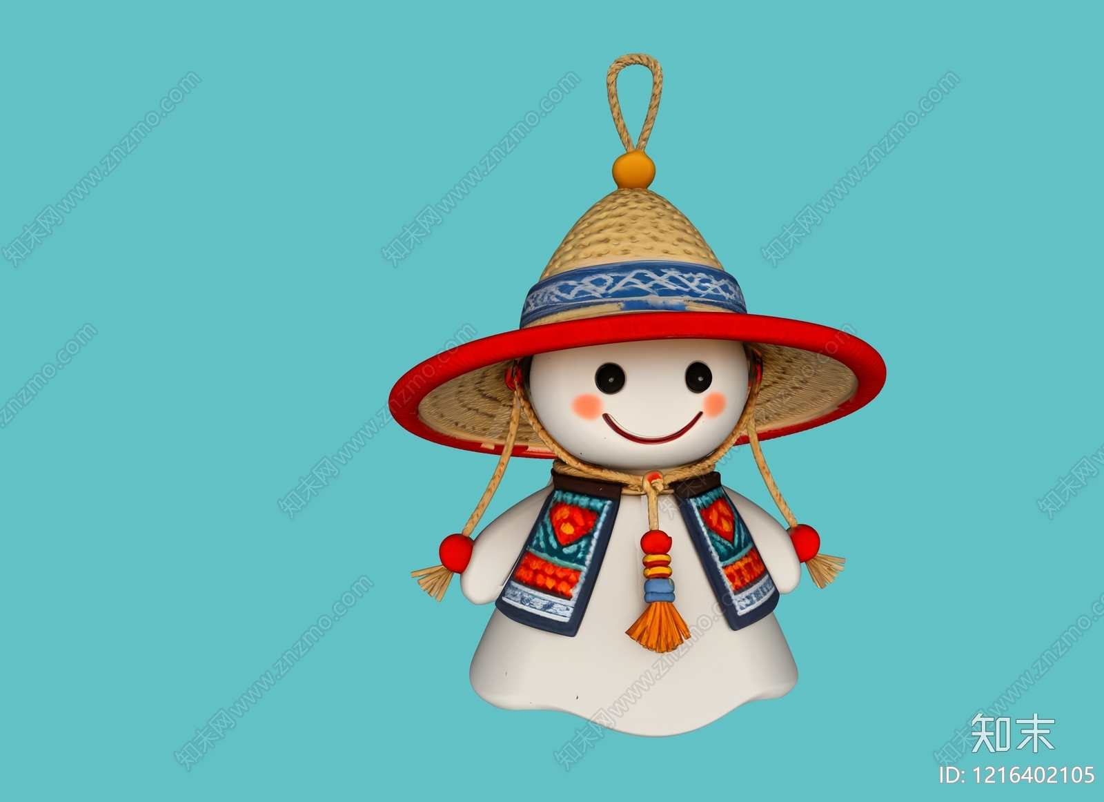 新中式挂件SU模型下载【ID:1216402105】