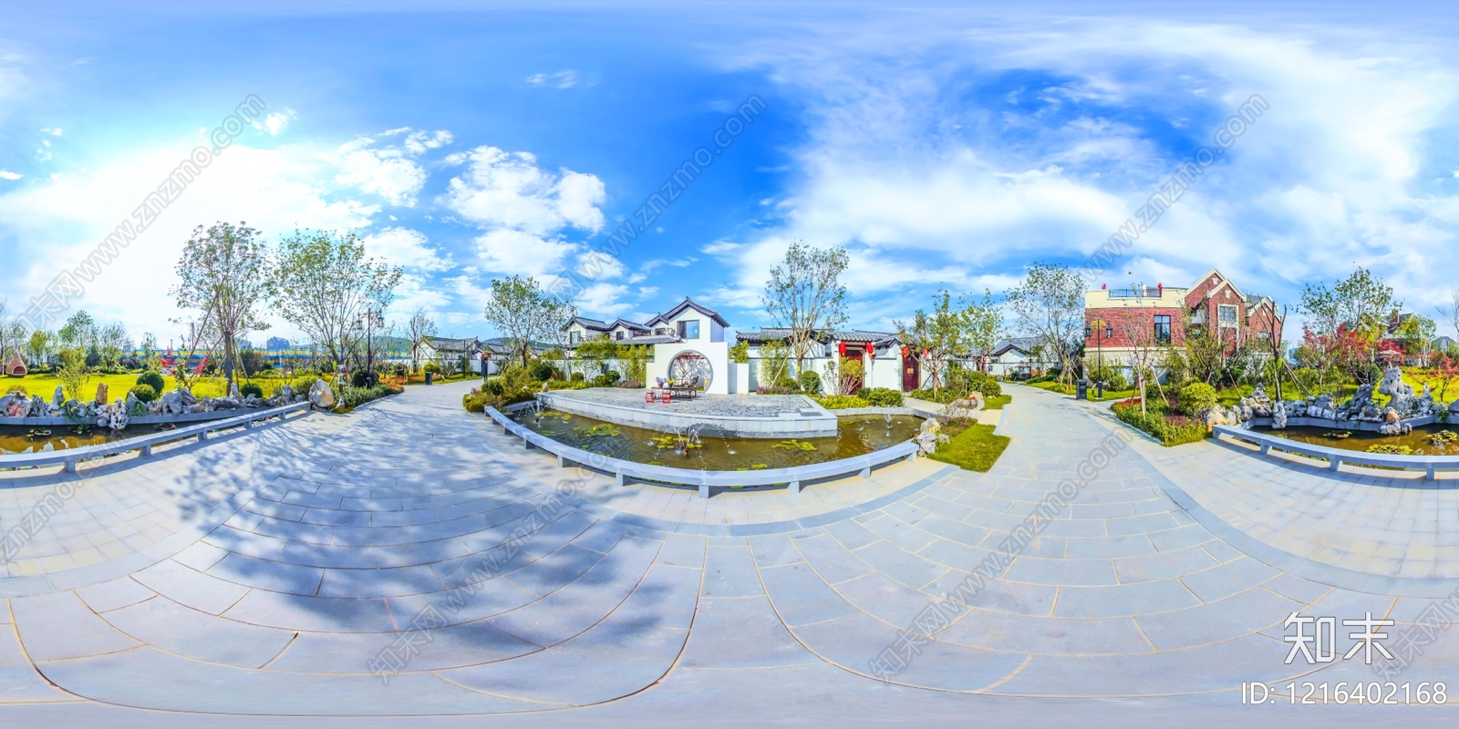 现代小区HDR贴图下载【ID:1216402168】