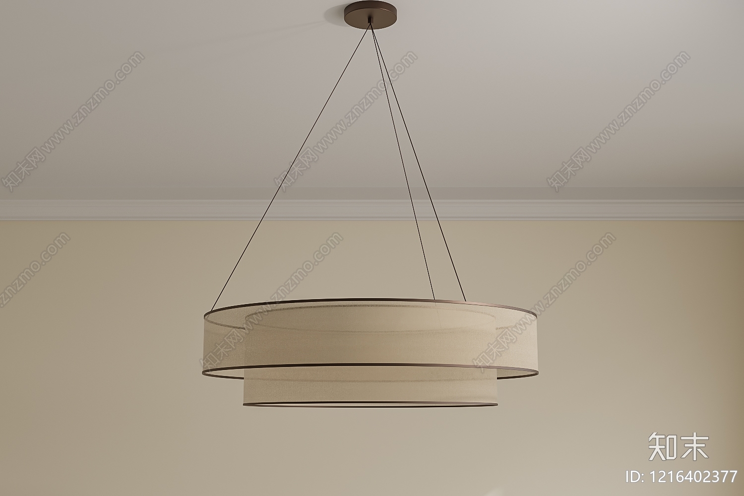现代简约吊灯3D模型下载【ID:1216402377】