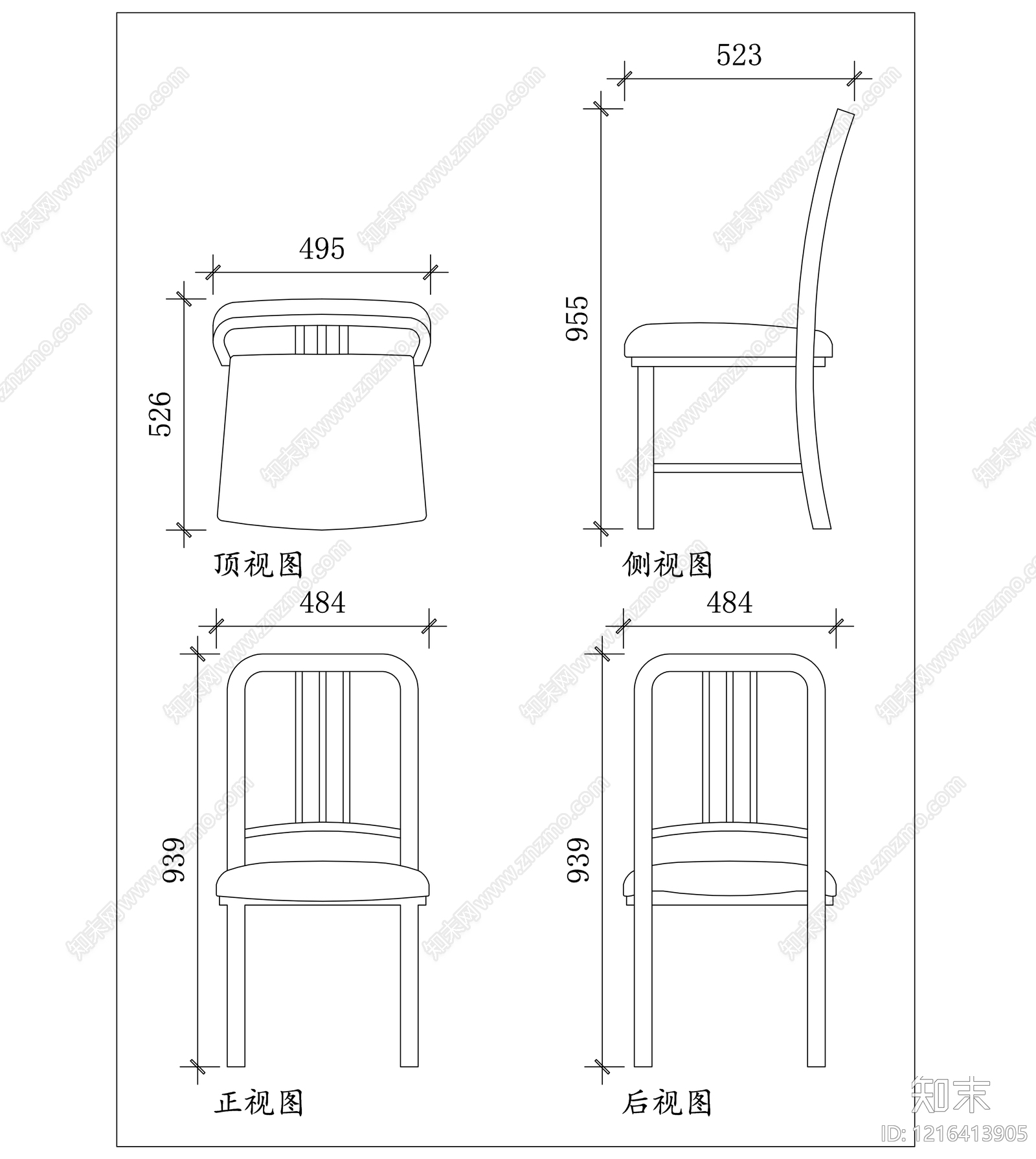 现代家具图库CAD图纸