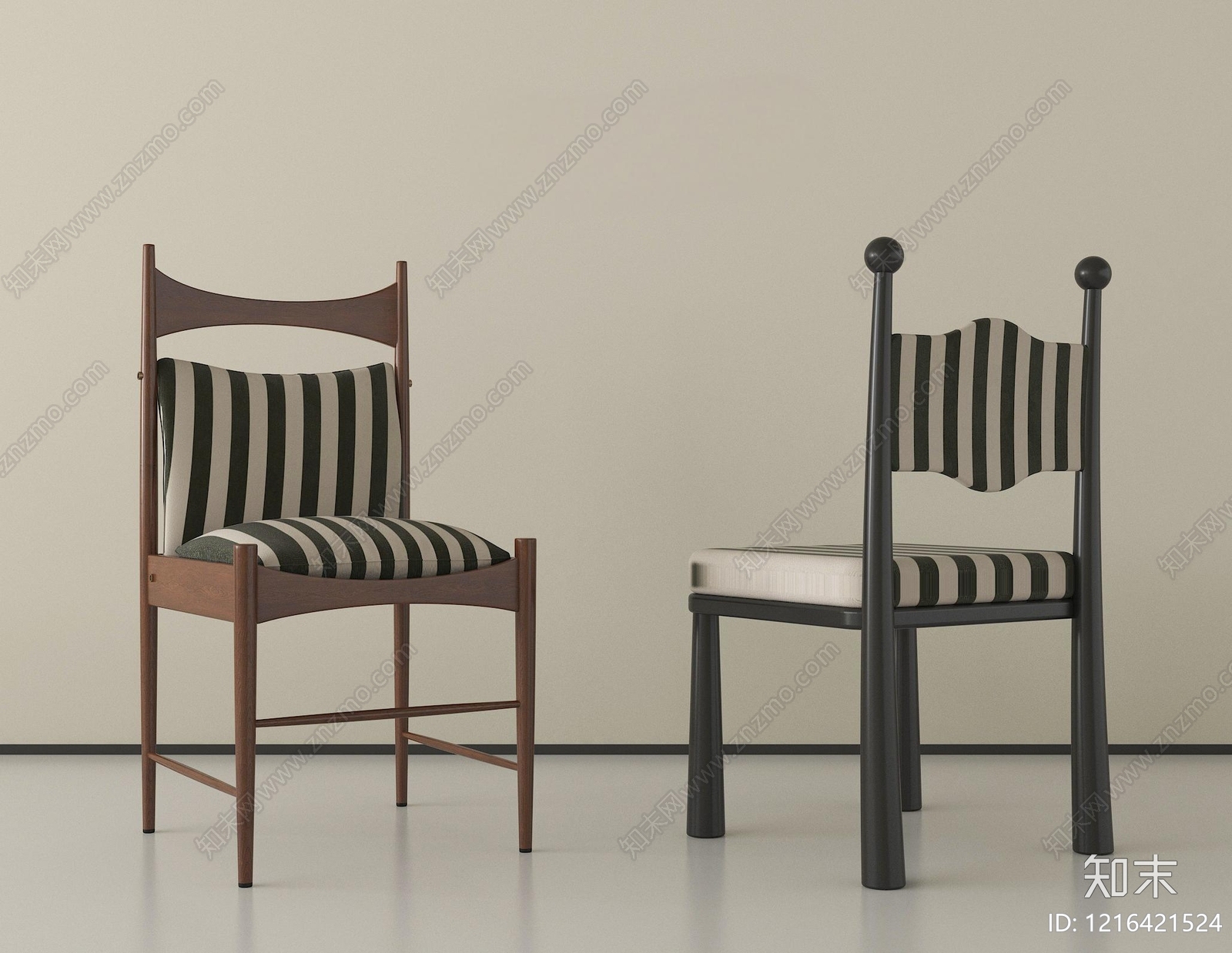 中古风餐椅SU模型下载【ID:1216421524】