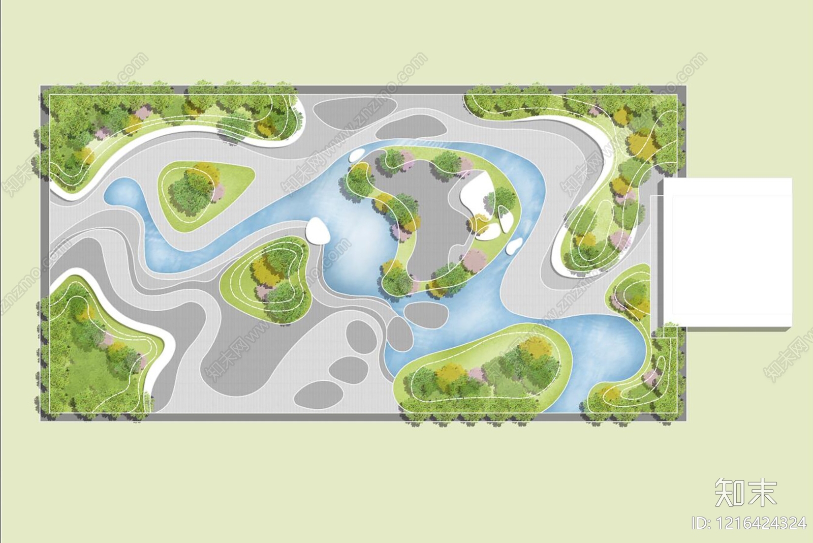 口袋公园施工图下载【ID:1216424324】