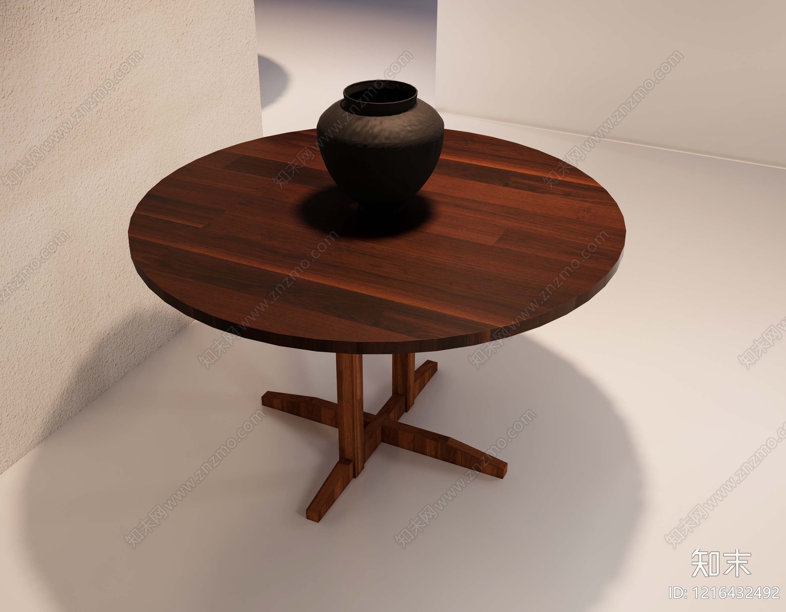 现代简约餐桌3D模型下载【ID:1216432492】