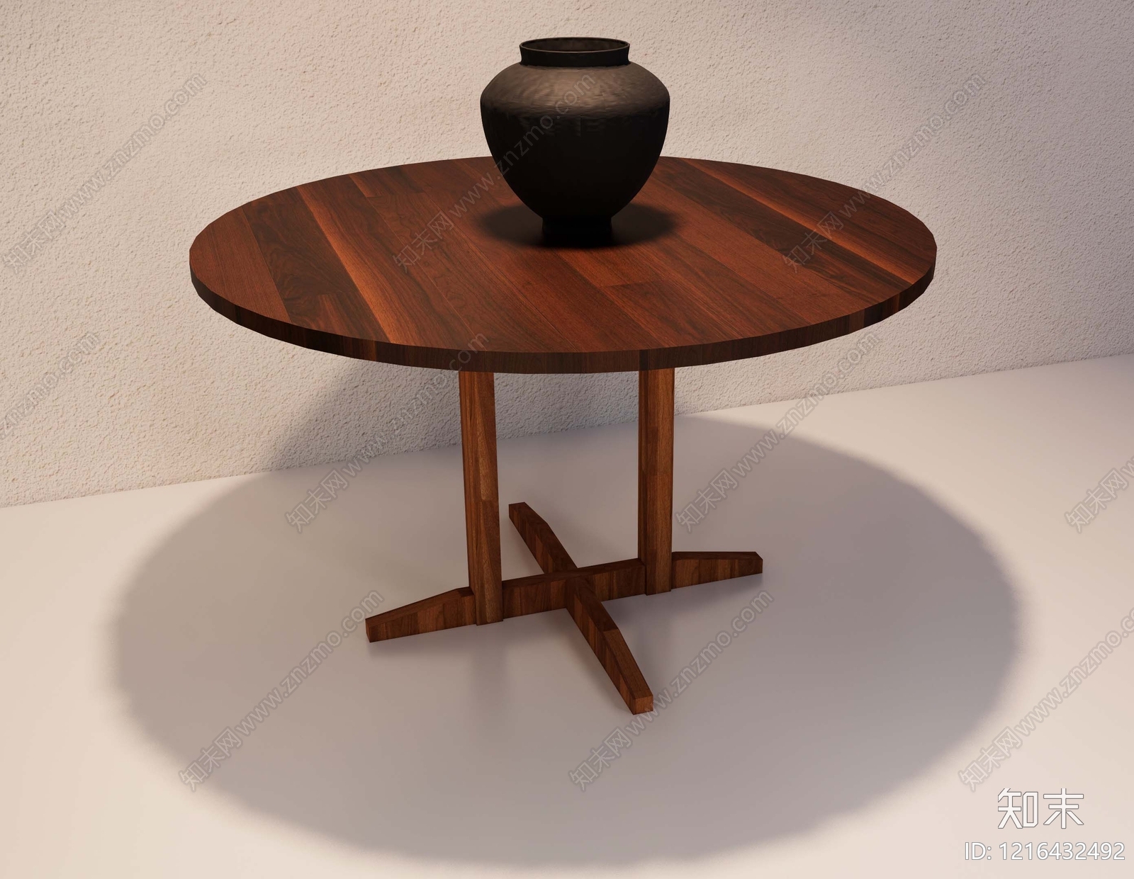 现代简约餐桌3D模型下载【ID:1216432492】