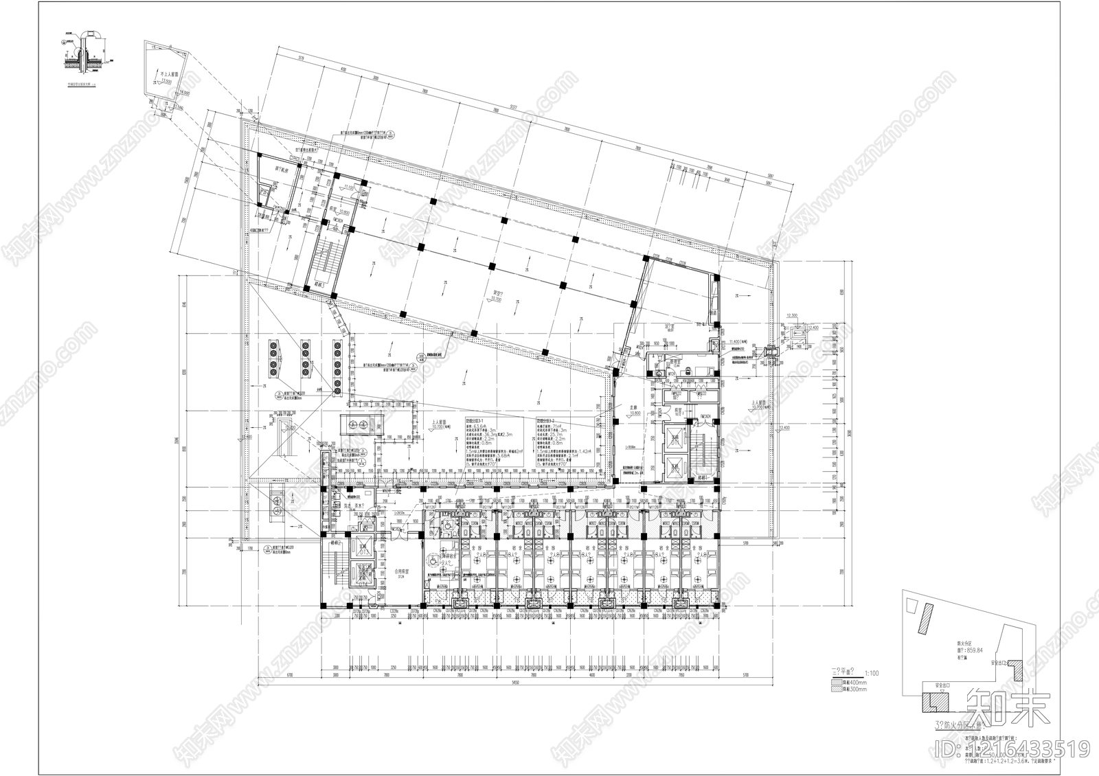 现代学校建筑cad施工图下载【ID:1216433519】