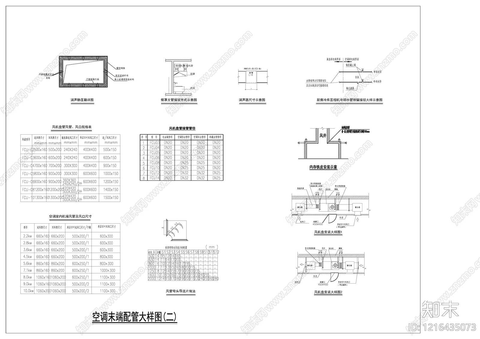暖通节点cad施工图下载【ID:1216435073】
