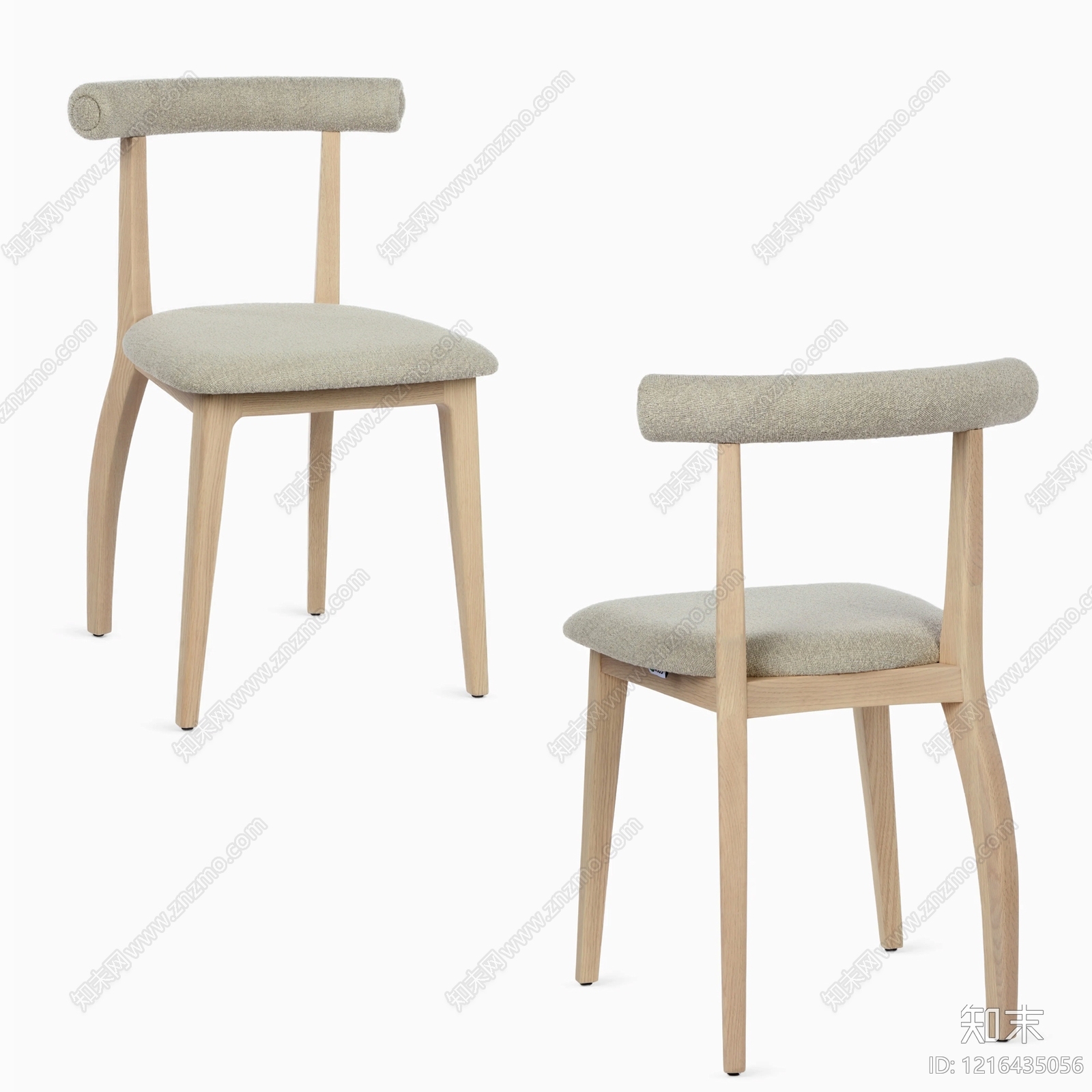 北欧餐椅3D模型下载【ID:1216435056】