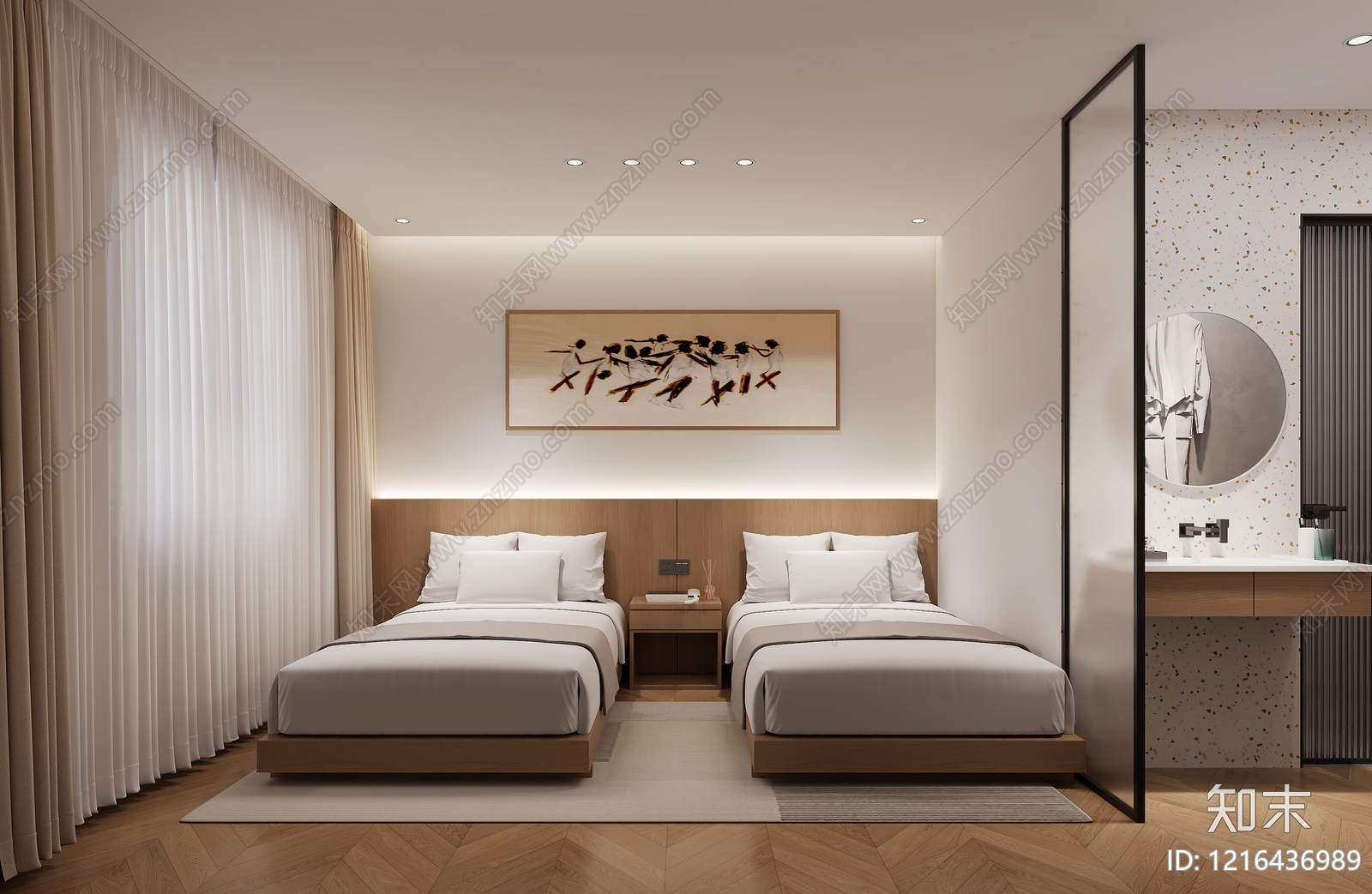 酒店家具cad施工图下载【ID:1216436989】
