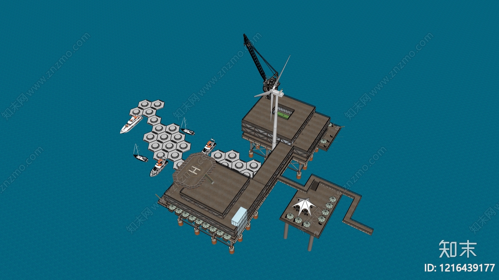 现代其他建筑SU模型下载【ID:1216439177】