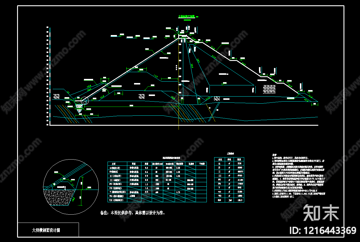 现代室内景观施工图下载【ID:1216443369】