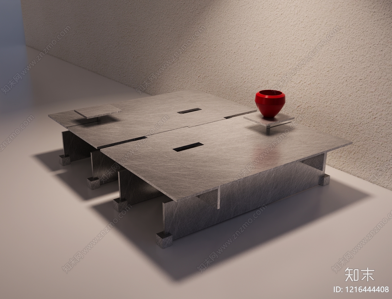 极简主义茶几3D模型下载【ID:1216444408】