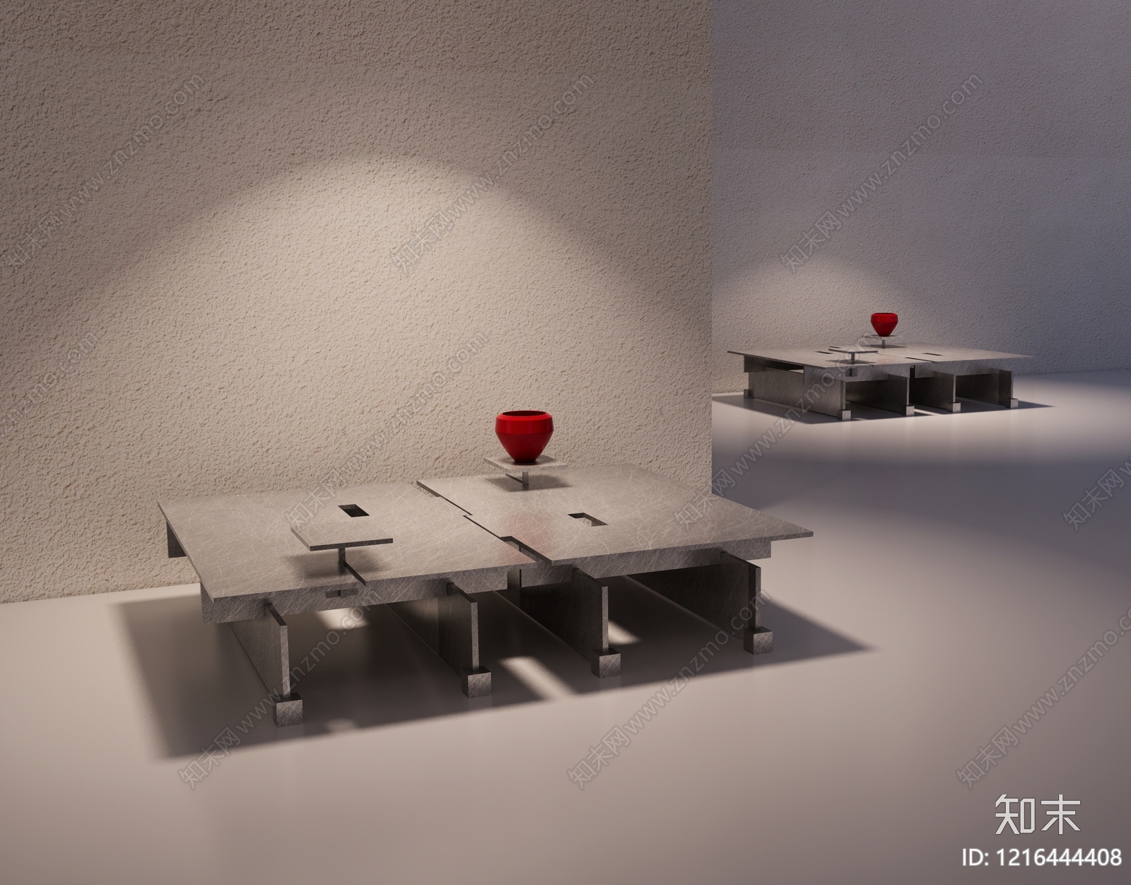 极简主义茶几3D模型下载【ID:1216444408】