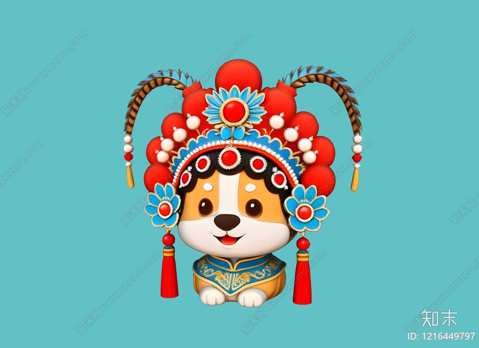 新中式虚拟人物SU模型下载【ID:1216449797】