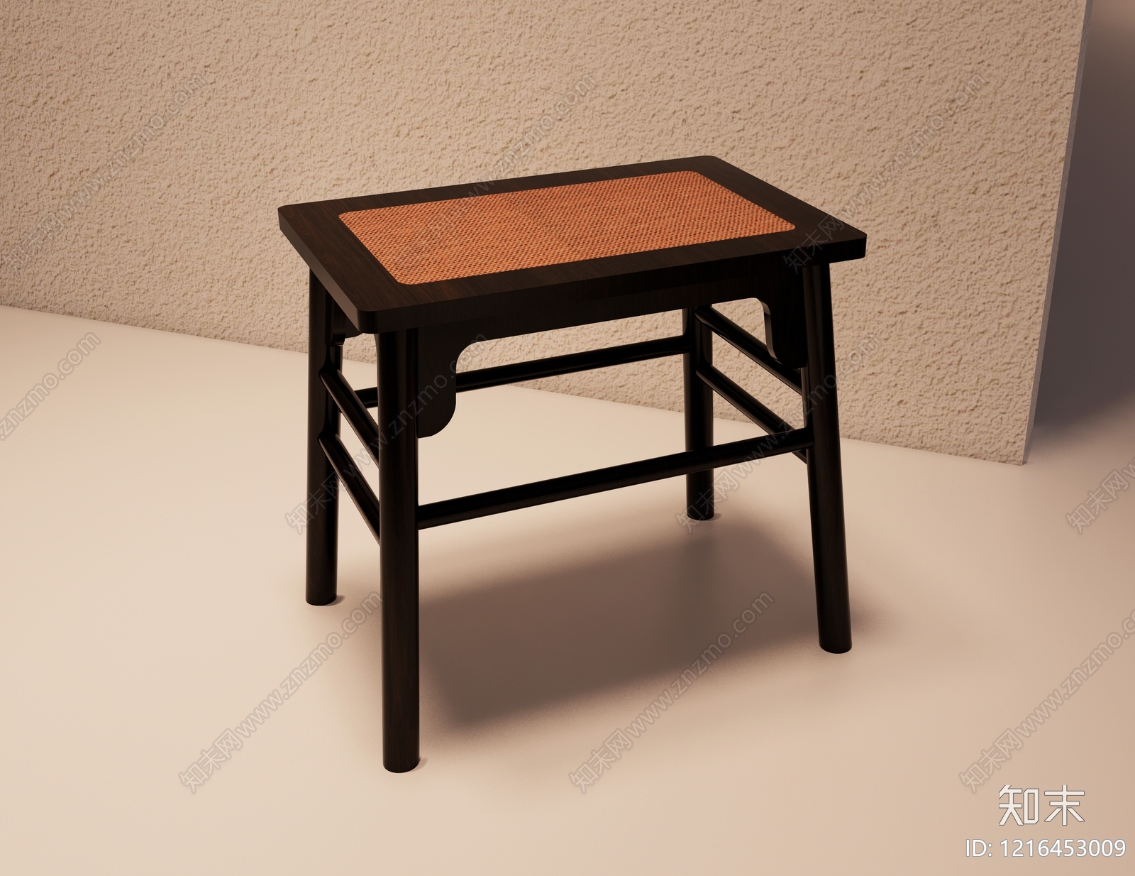 新中式其他凳子3D模型下载【ID:1216453009】