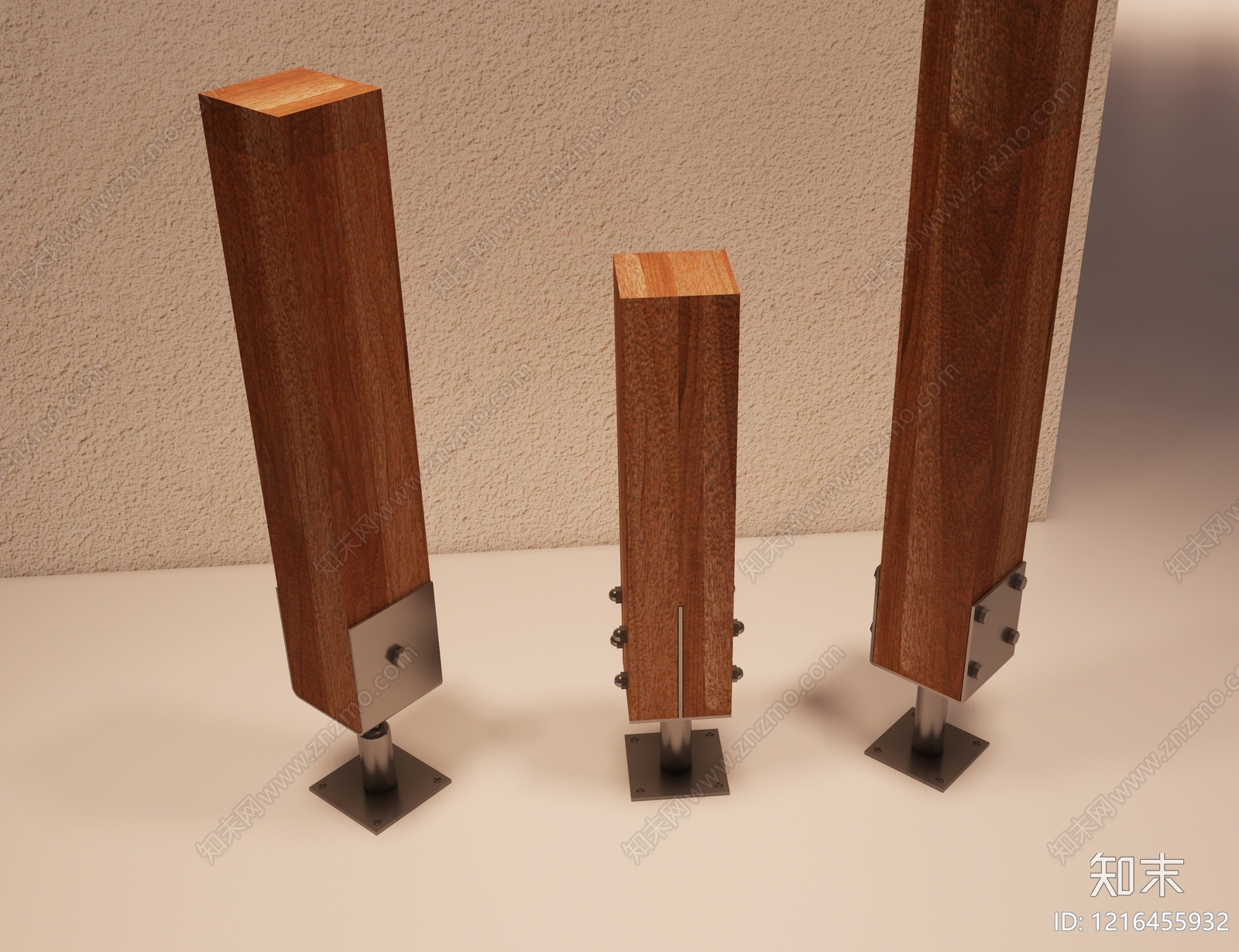 现代极简柱子3D模型下载【ID:1216455932】