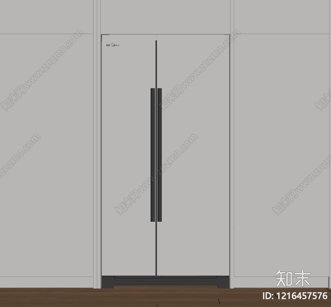 奶油风冰箱SU模型下载【ID:1216457576】