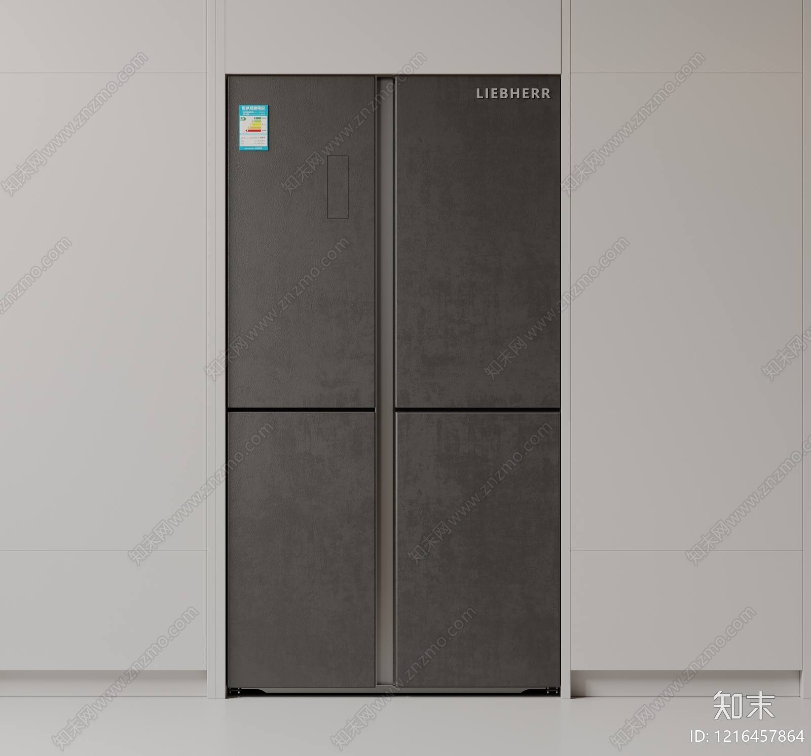 极简冰箱3D模型下载【ID:1216457864】