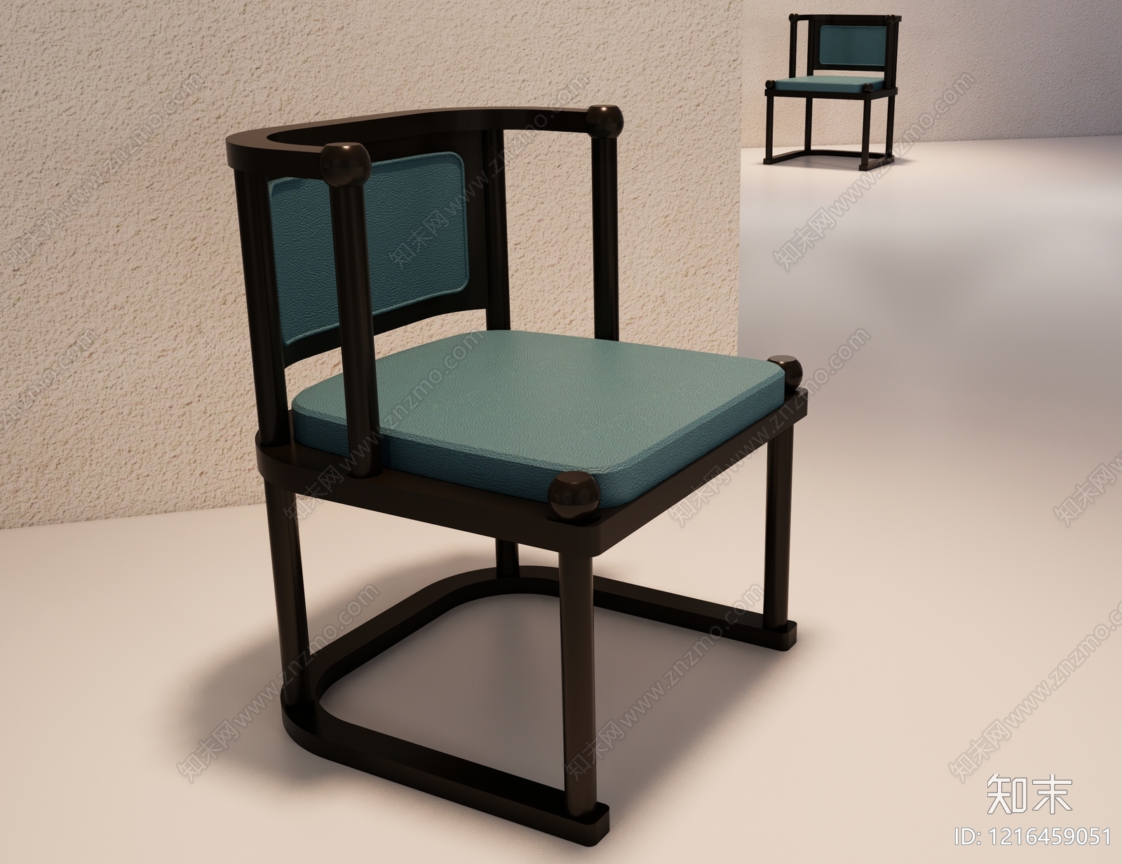 现代简约餐椅3D模型下载【ID:1216459051】