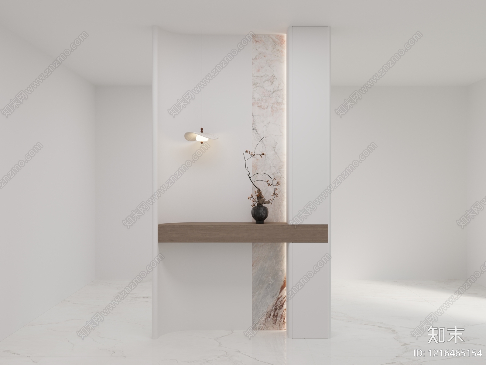 极简玄关3D模型下载【ID:1216465154】