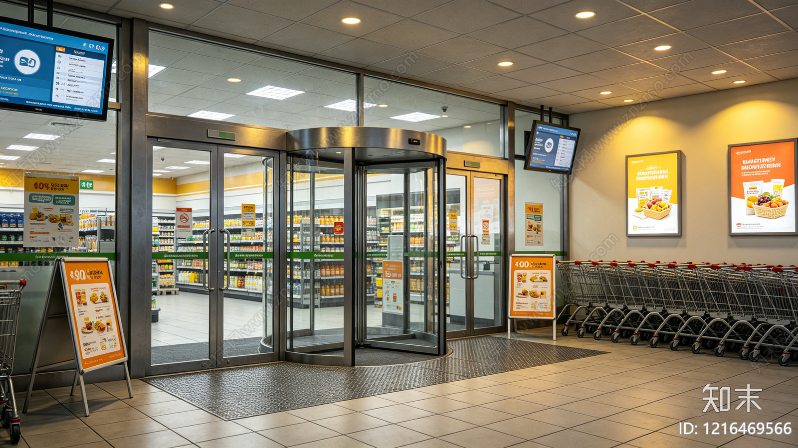 现代商场贴图下载【ID:1216469566】